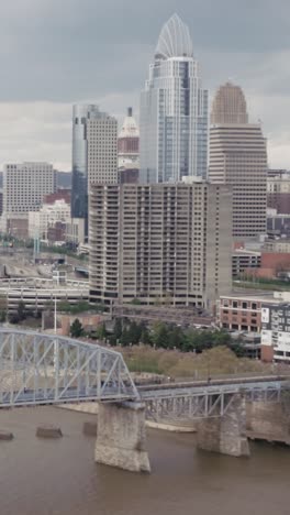 cincinnati ohio skyline vertical 9x16 day