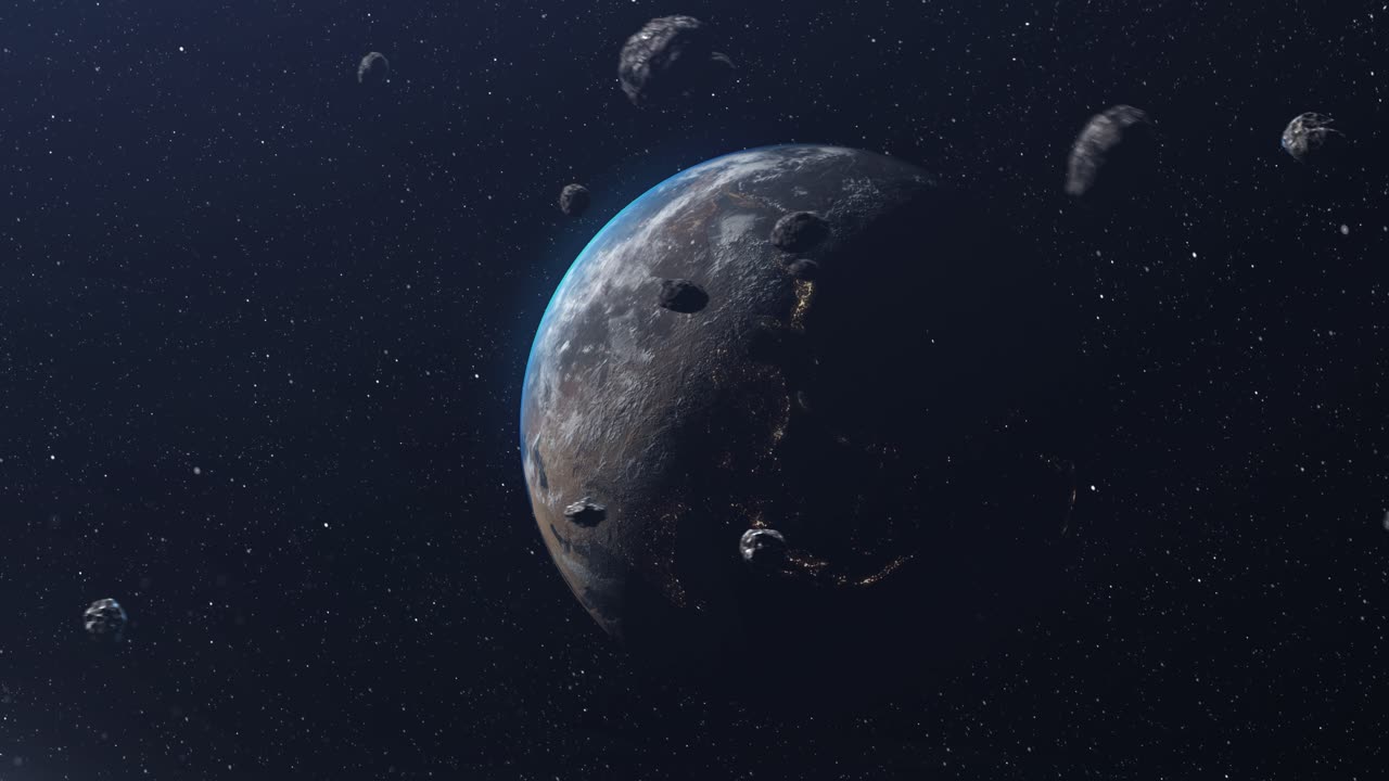 la tierra bajo amenaza de asteroides