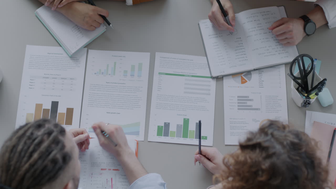 reunión del equipo de negocios