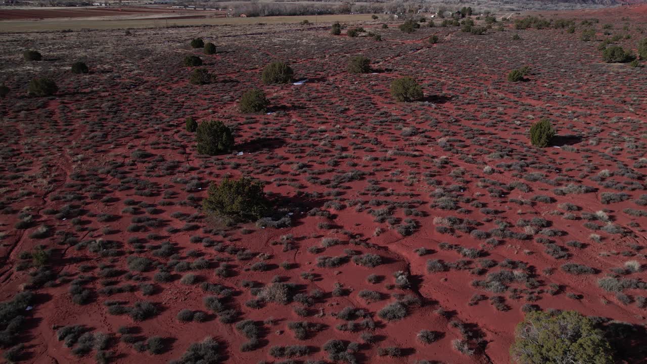 캐슬  ⁇ 리, 유타 미국,  ⁇ 은 사막 풍경과 바위 형성이 드러나는 드론  ⁇ 의 공중 뷰