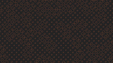 monochromatic liquid orange geometric dots in rows