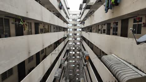 Old-apartment-buildings-in-George-Town,-Penang