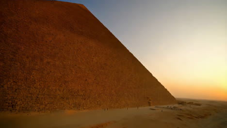 sunrise over the great pyramid of giza