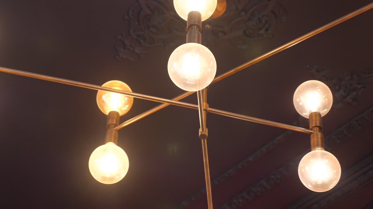 Modern Chandelier with Edison Bulbs