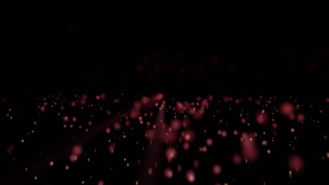 loop de animación de partículas abstractas con resolución de 4k