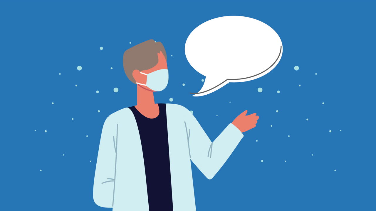 남자 과학자 노동자 말하는 캐릭터