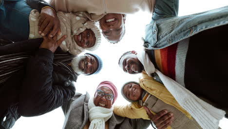 face, children and smile with a black family