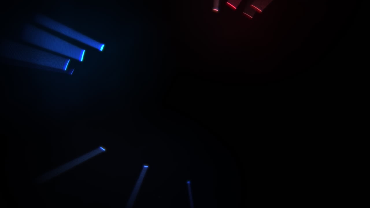 Pohyblivé barevné neonové linky s abstraktním pozadím 36