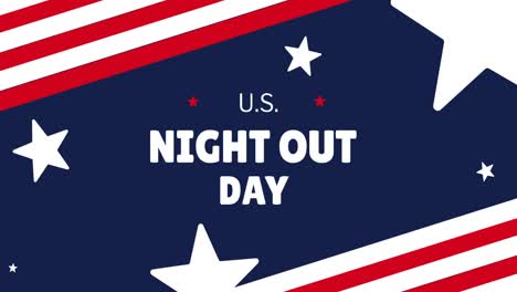 Animation-of-us-night-out-day-text-over-flag-of-usa