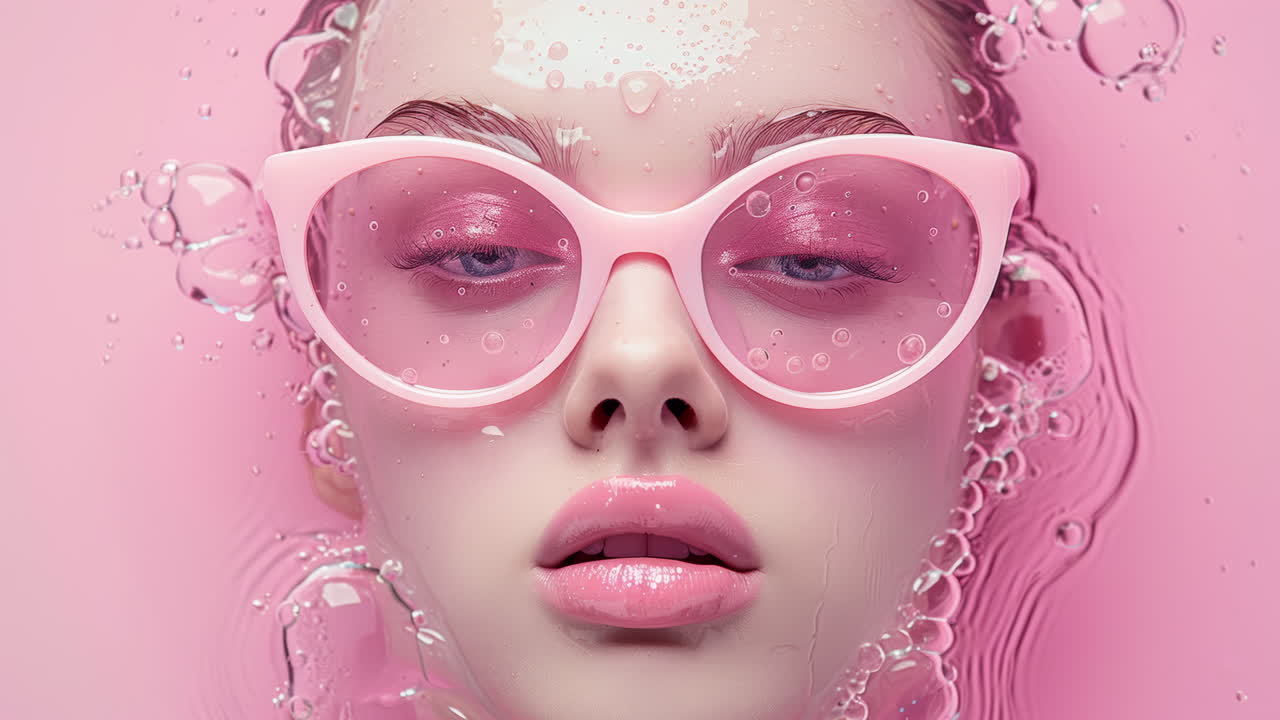 멋진 빈티지 선글라스가 ai로 만들어졌습니다.