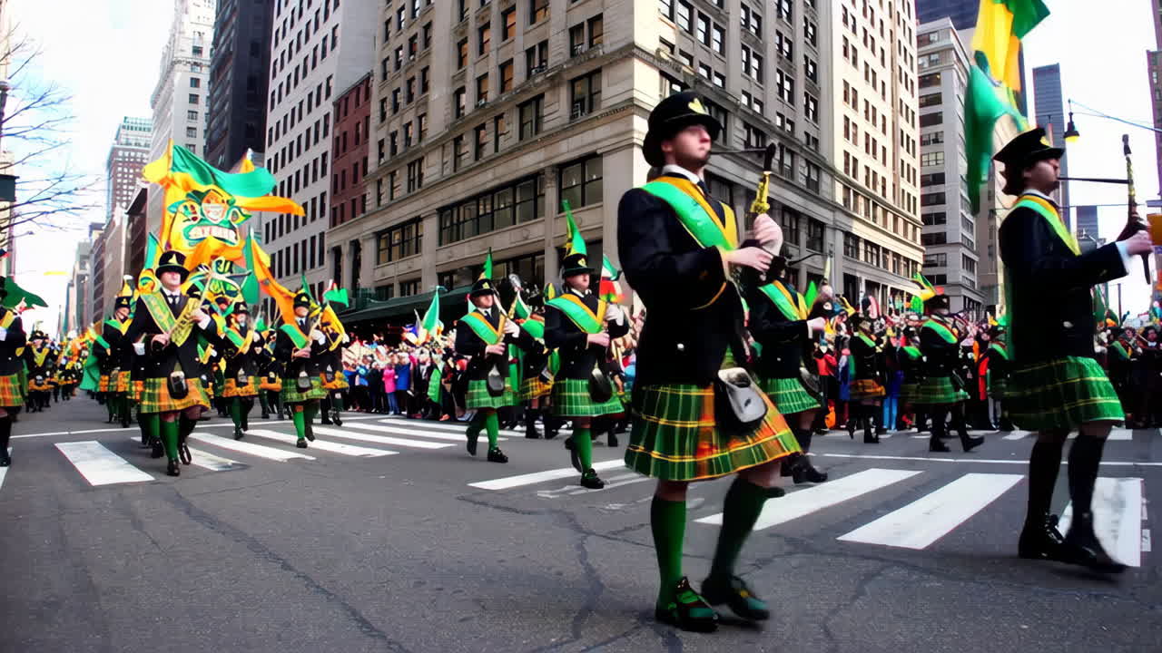St. Patrick's Day Parade in the City