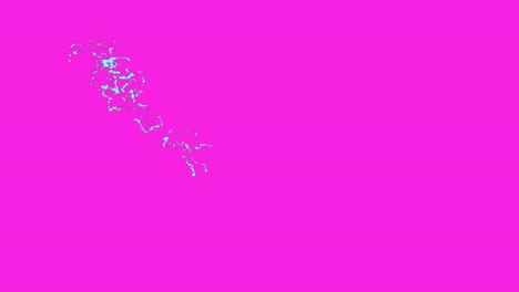 diseño abstracto de fluidos rosados y cianos