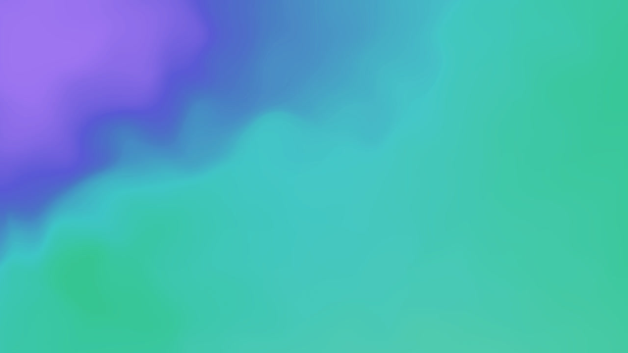 Purple, Blue, Green And Turquoise Gradient Background In Motion 4