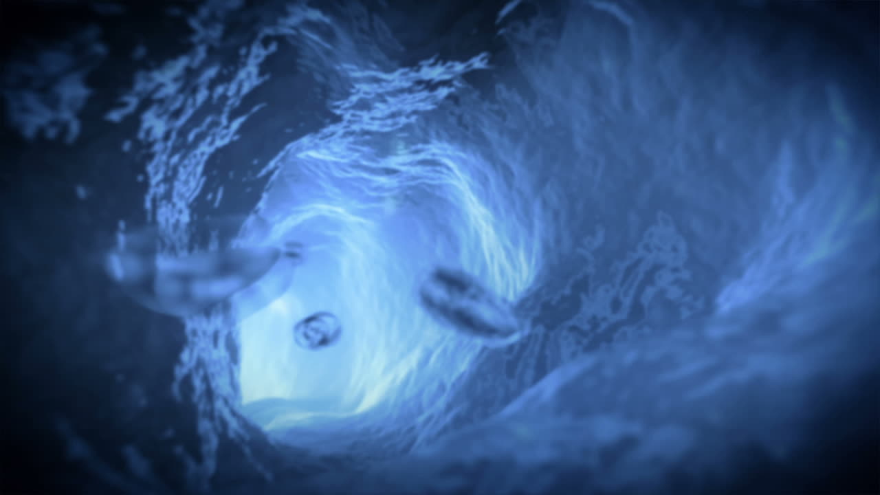 interior de la vena con células que fluyen