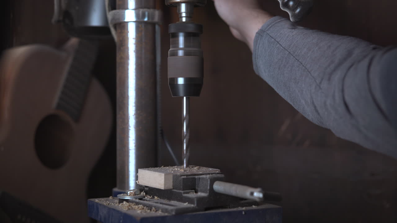 Drilling Wood with a Drill Press