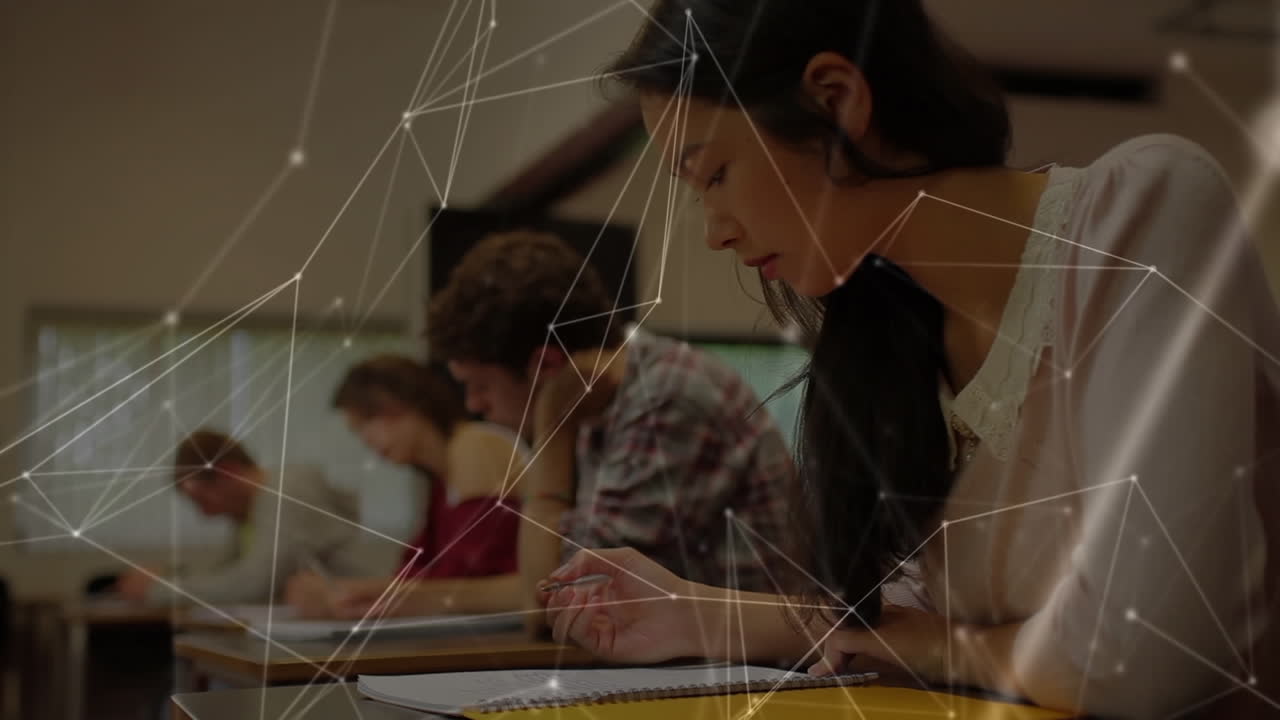 학생들의 학습에 대한 연결 네트워크의 활성화