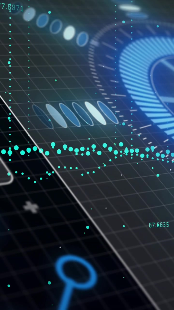 Animation of scope scanning and data processing