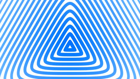 el fondo hipnótico triangular geométrico radial es un bucle sin fin