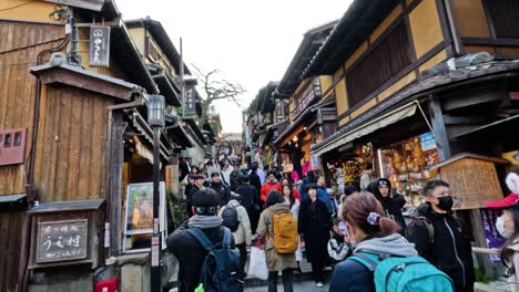 crowded outdoor market with diverse visitors