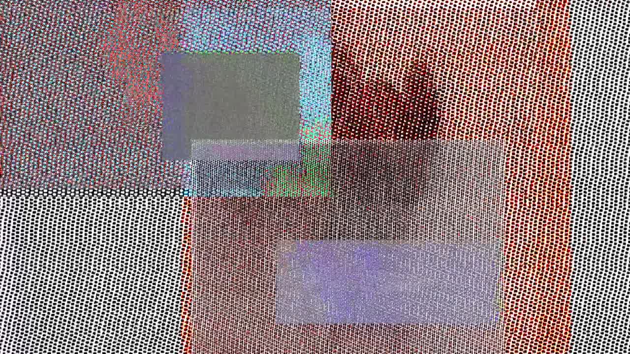 Sovrapposizione Texture Errore Glitch con Grana, Rumore e Aspetto Dithered - Clip Pacchetto Texture