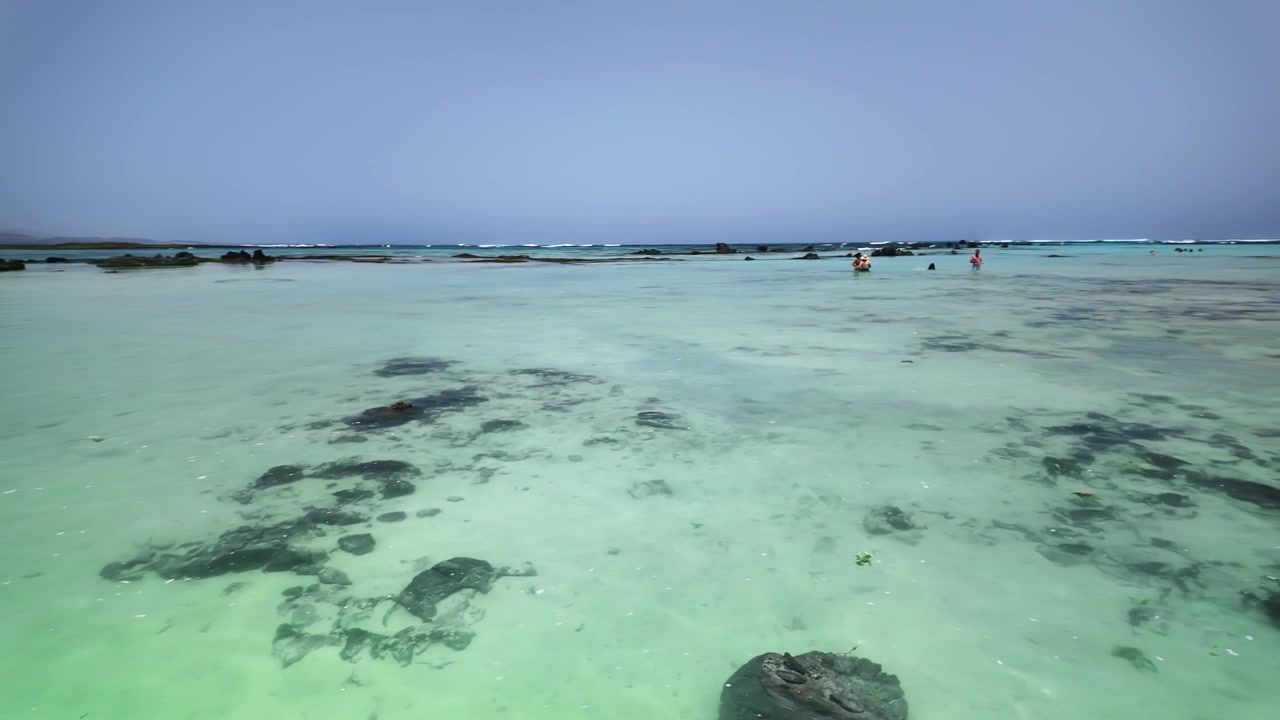 Folk kaster plastikaffald i havet