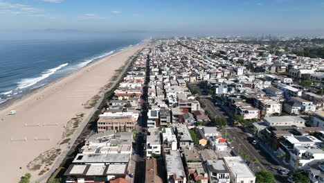 playa de manhattan en el sur de california