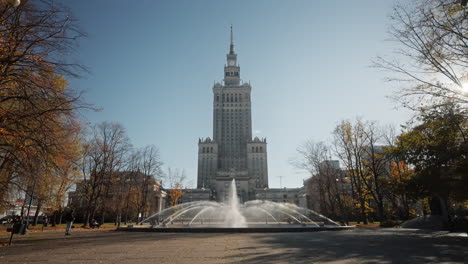palace of culture and science in warsaw, poland
