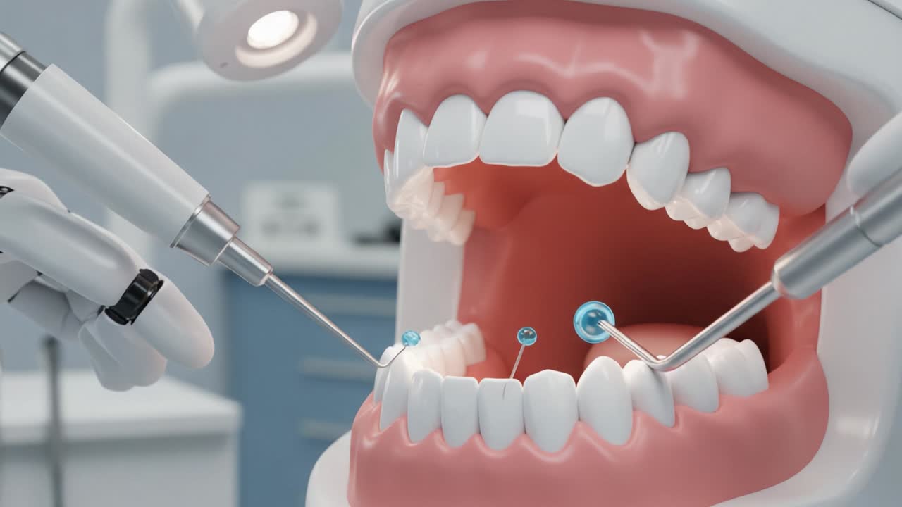 Advanced Dental Technology: Robotic Assistance in Oral Health Procedures with Precision Instruments and Enhanced Accessibility for Dentists