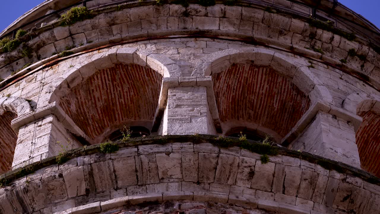 이스탄불 터키의 갈라타 타워.