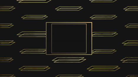 Abstraktes-Gold-und-Luxuriöse-Geometrische-Form-Mit-Retro-Hintergrund-Des-Rahmens