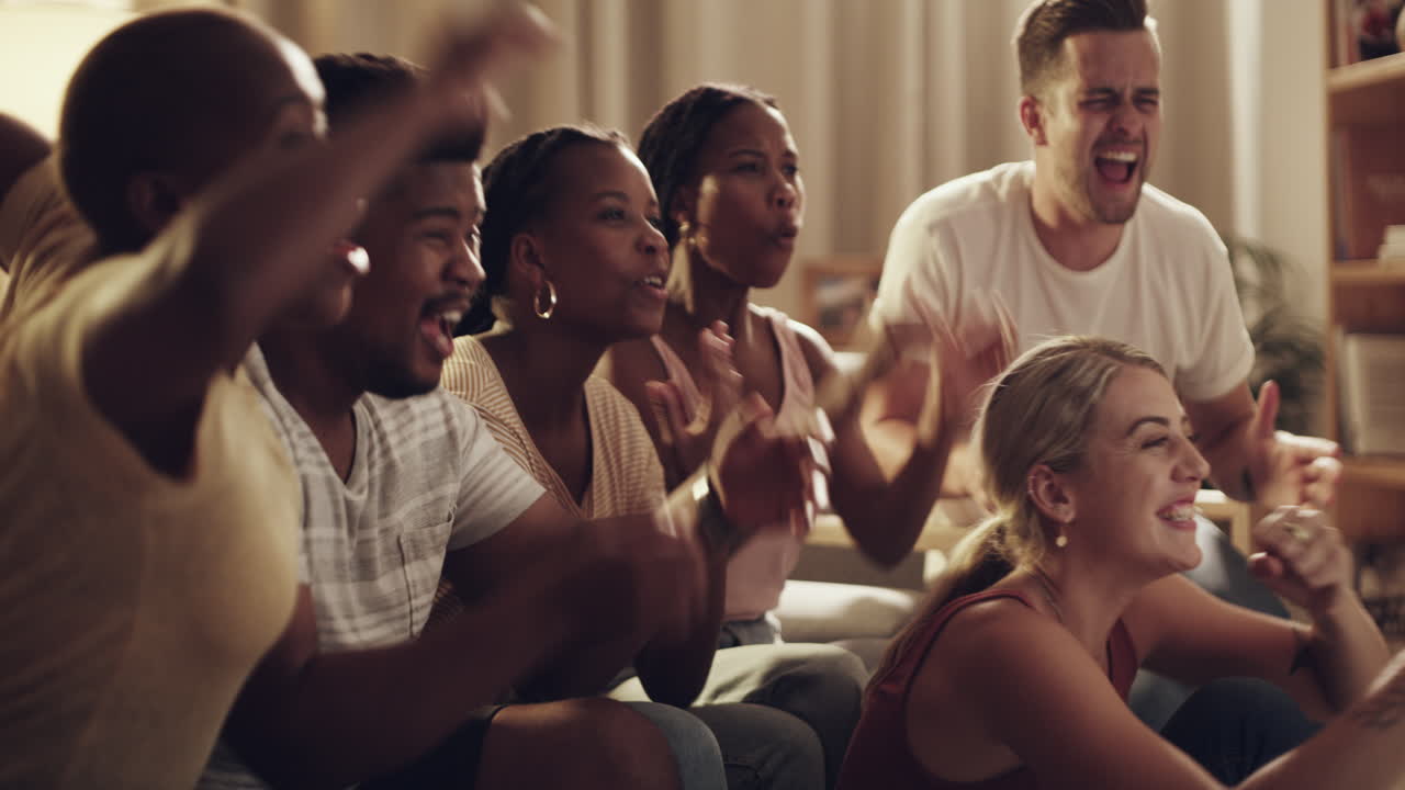 Watching sports is always a social event for them