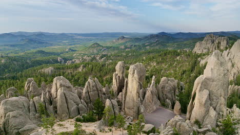 aerial drone footage revealing striking geological formations across the western united states.