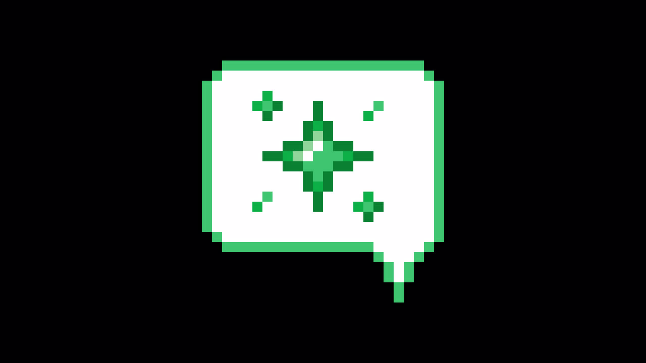 Pixel art animation icon speech bubble particle (5)