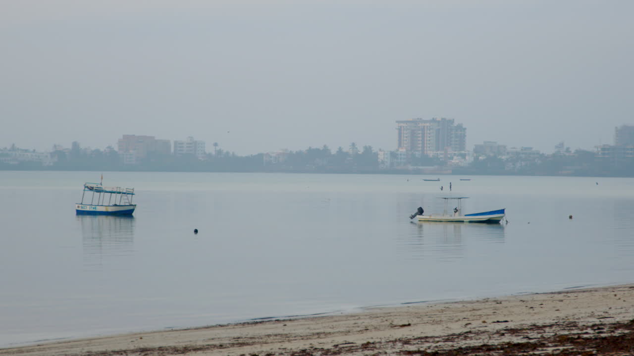 Fishing boats on coast of Kenya