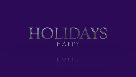 Elegance-Happy-Holidays-text-on-purple-gradient