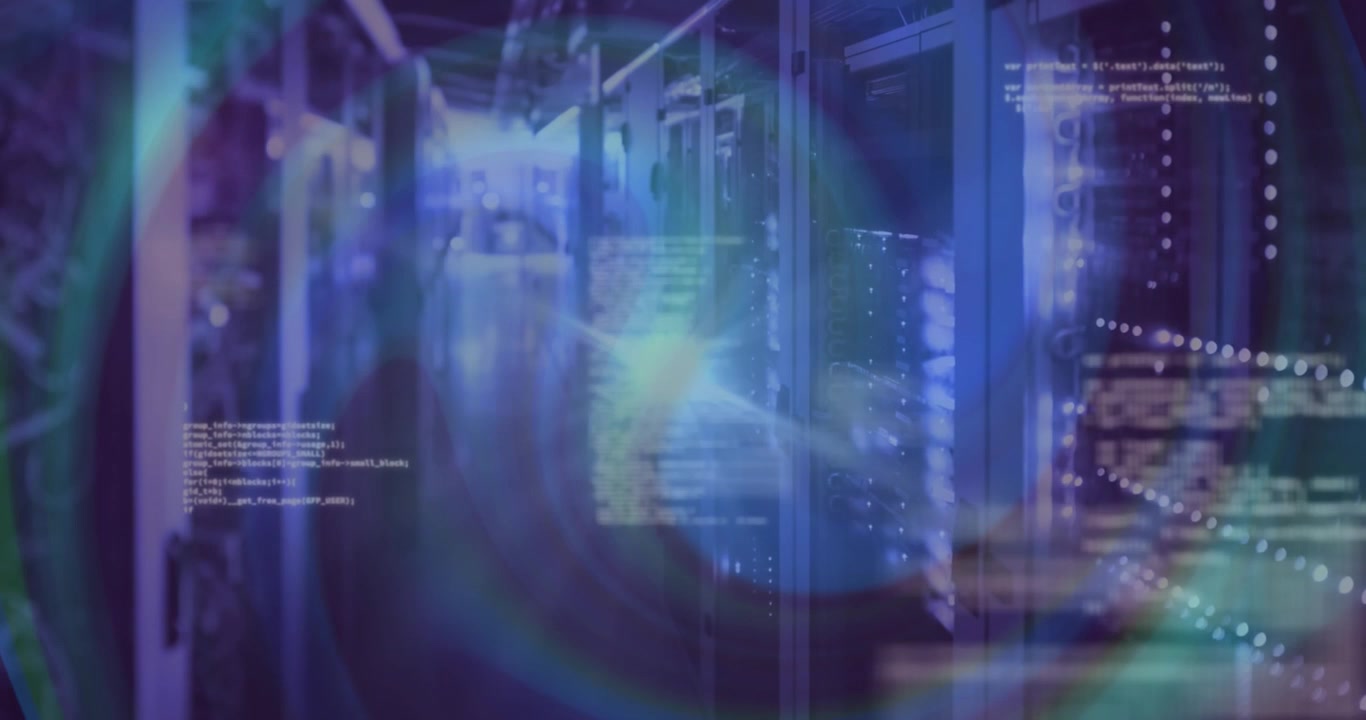 Digital Data Processing in Modern Server Room