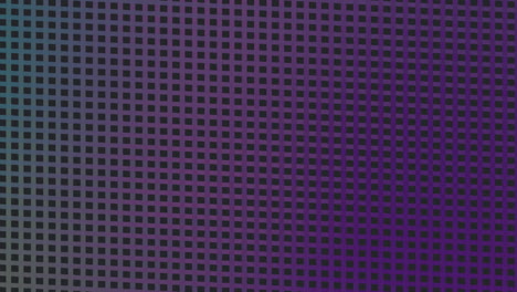 animación del texto de patada sobre una cuadrícula brillante