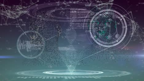 Animation-of-dna-strand-spinning-over-medical-data-processing