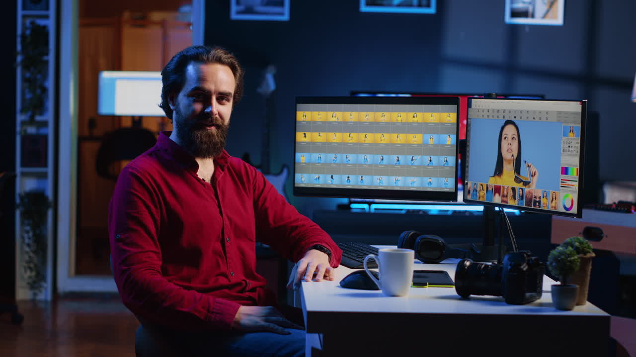 사진 촬영 콘텐츠, 이미지 편집을 수행하는 데 사용되는 소프트웨어에 대해 논의