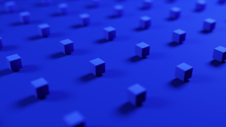 Abstract background with marvelous colorful cubes