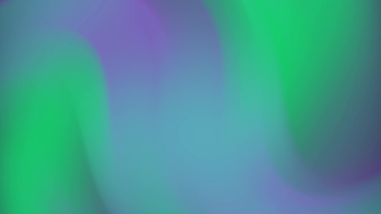 Abstract Motion Background with Soft Green and Purple Gradient Waves