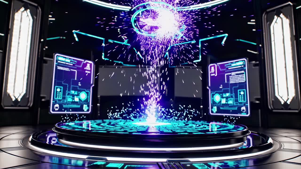 Futuristic Holographic Display Platform