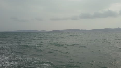 promenade-with-the-choppy-Adriatic-sea-and-Croatian-islands-in-the-background