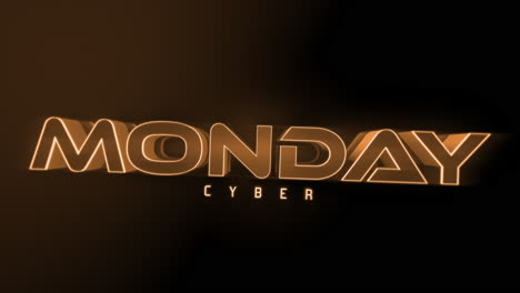 Dark-monochrome-Cyber-Monday-text-on-brown-gradient