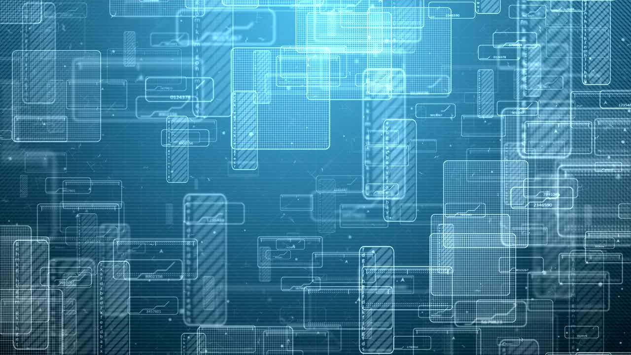 tecnología digital cuadrados de fondo.