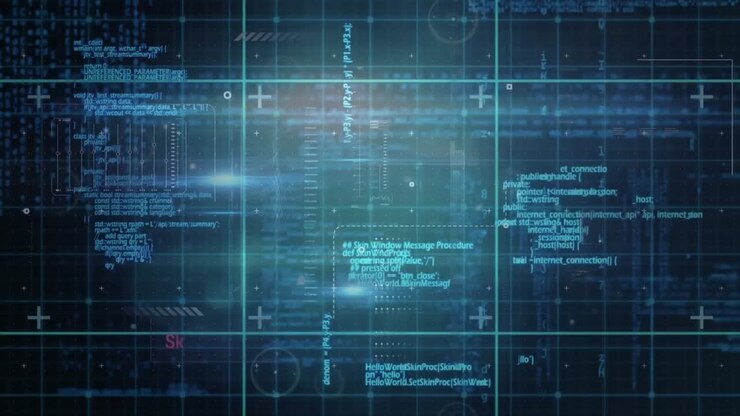 Animation of network of connections over data processing