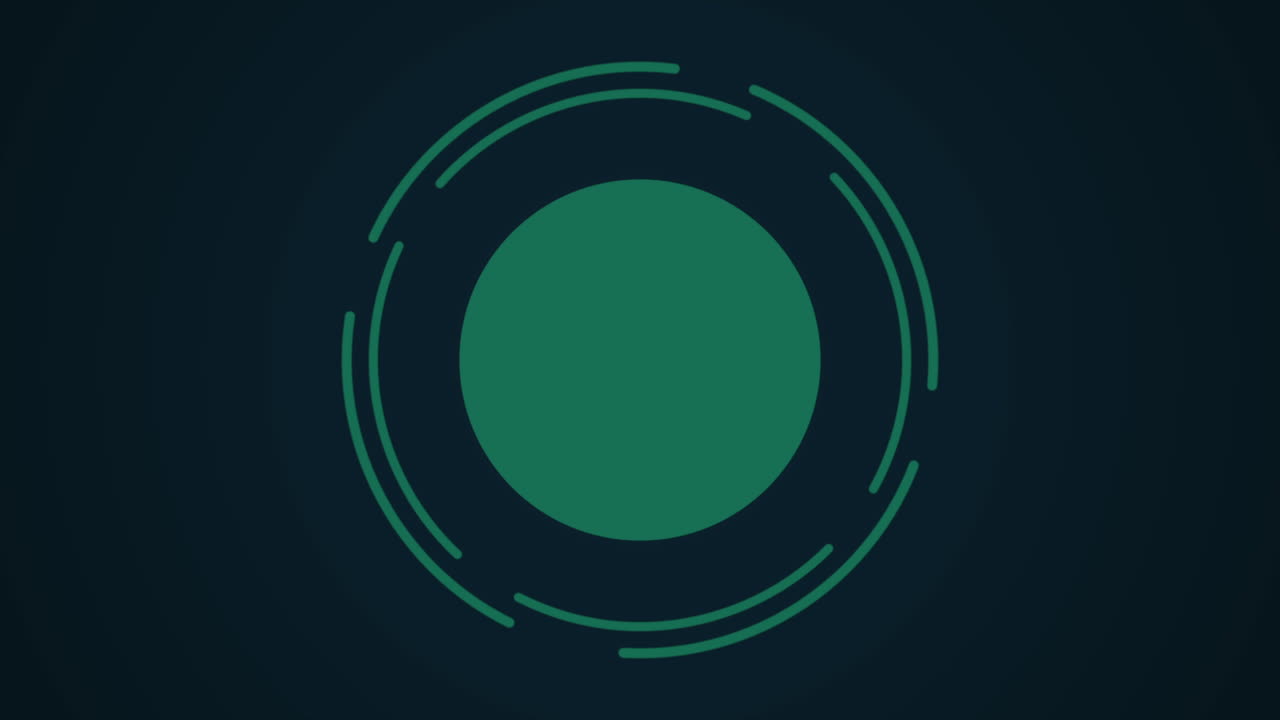 patrón de círculos verdes con líneas