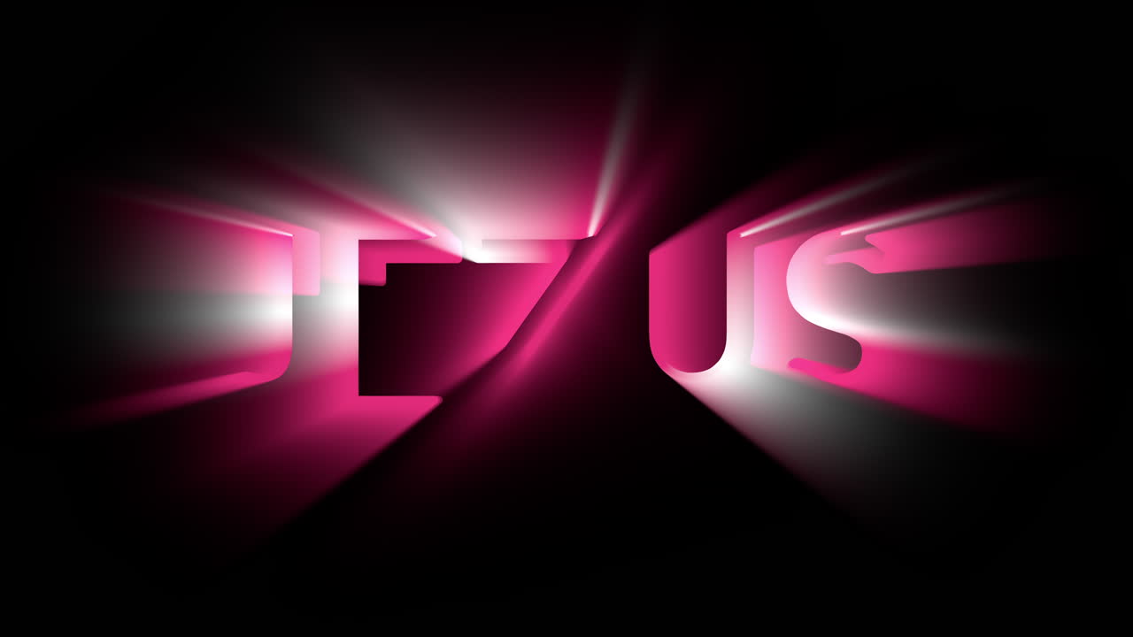 animación de reflector de bucle continuo jezus diez segundos polaco blanco rojo y idioma holandés