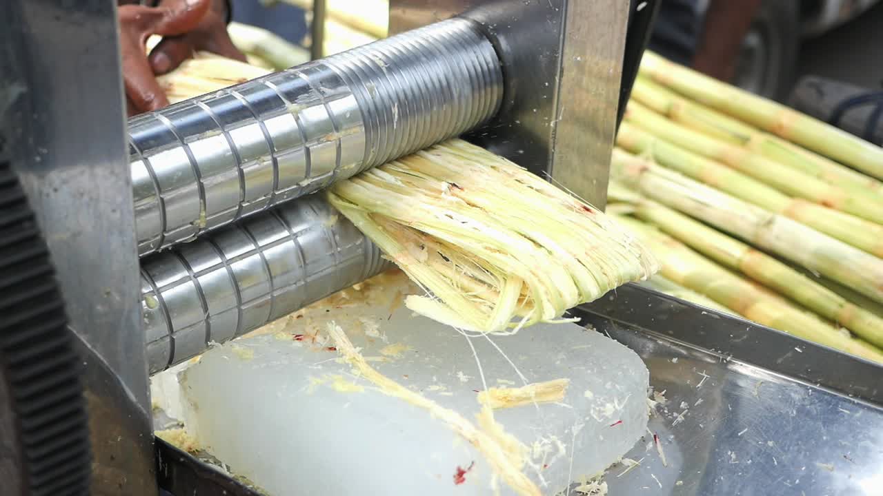 사탕수수 주스 추출 - 전통적 방법