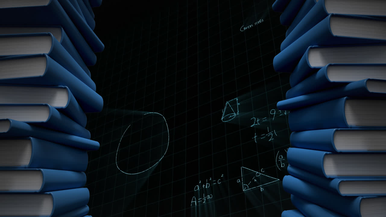 책과 수학 방정식과 그래프의  ⁇ 어리